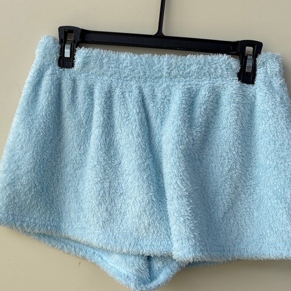 Cozy Blue Fuzzy Tank and Shorts Set - Picture 5 of 7